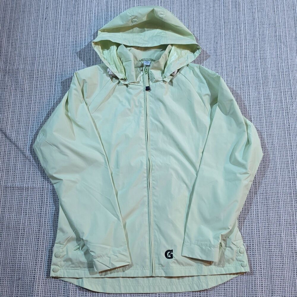 Chestnut Hill Windbreaker Jacket Womens Size M Light Green Gatorade Logo NEW